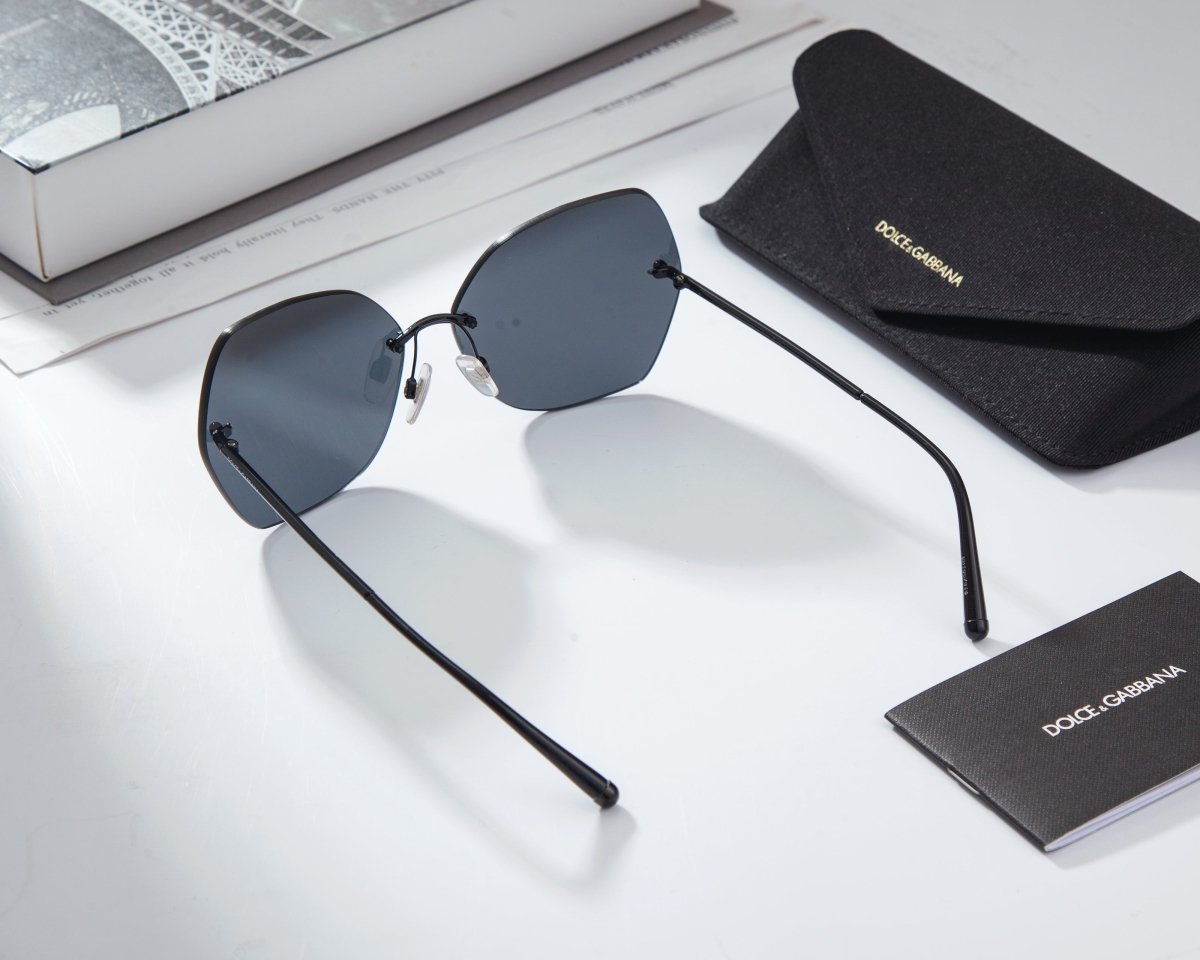 DOLCE & GABBANA Rimless Unisex Sunglasses DG2204 01/87 3N - WatchMatic