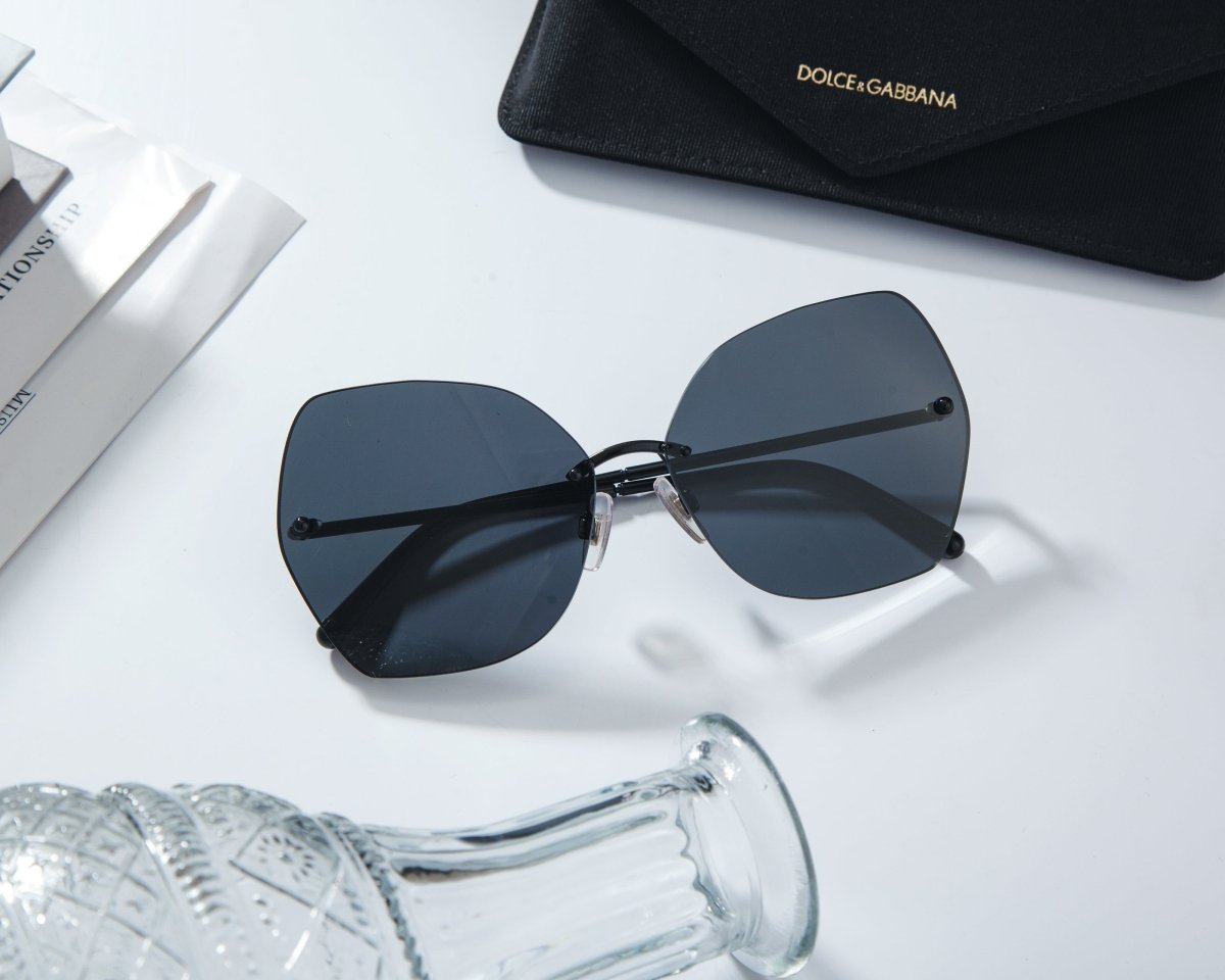 DOLCE & GABBANA Rimless Unisex Sunglasses DG2204 01/87 3N - WatchMatic