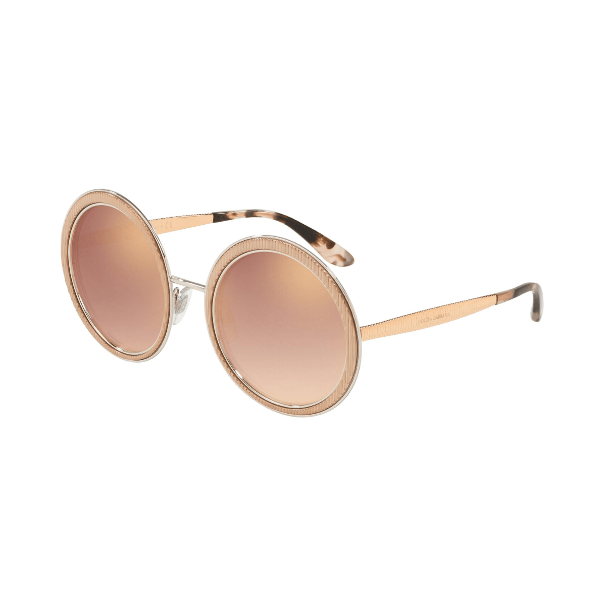 DOLCE & GABBANA Round Women's Sunglasses DG2179 13136E 2N - WatchMatic