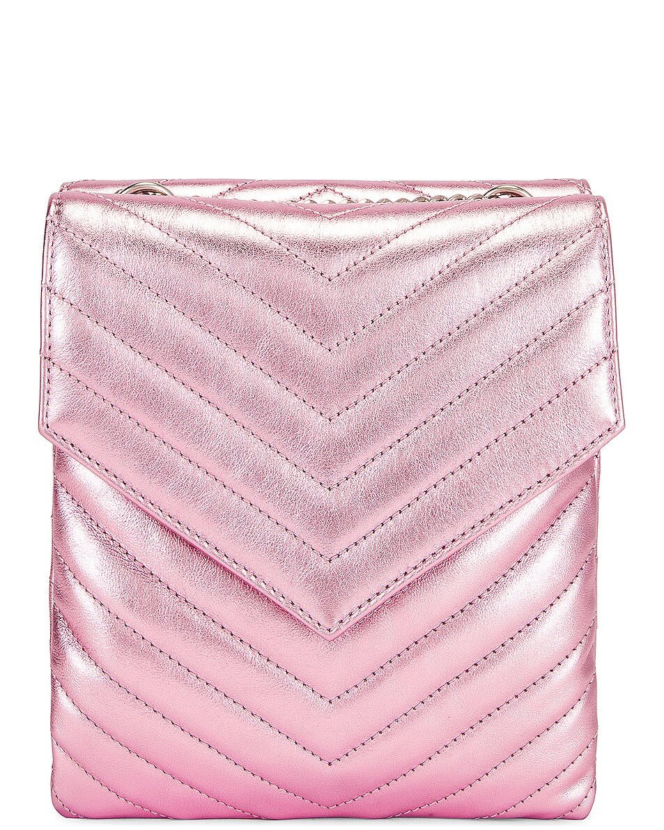 Double Flap Bag In Pink - WatchMatic