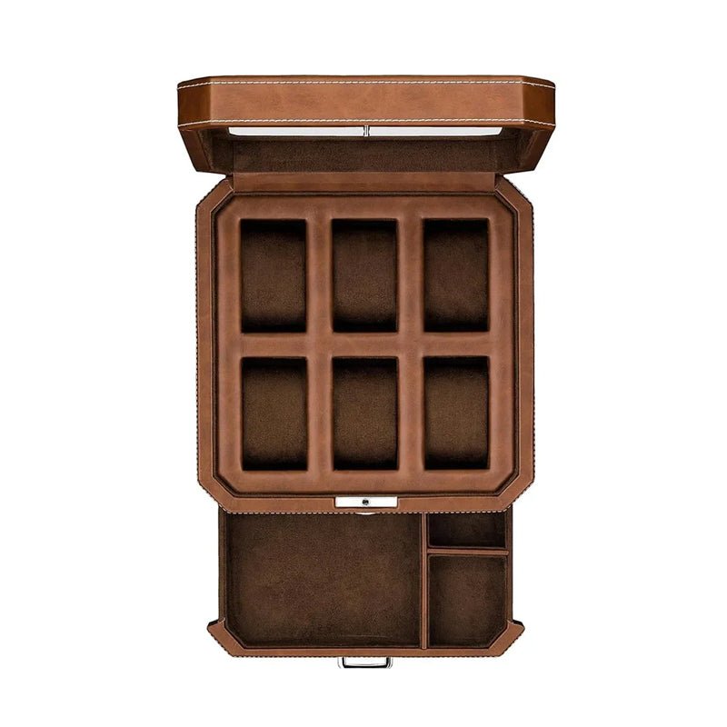 Flip Leather 6 - Watch Box - WatchMatic