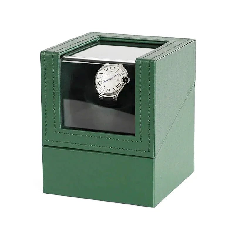 Flip Leather Single Watch Winder - WatchMatic
