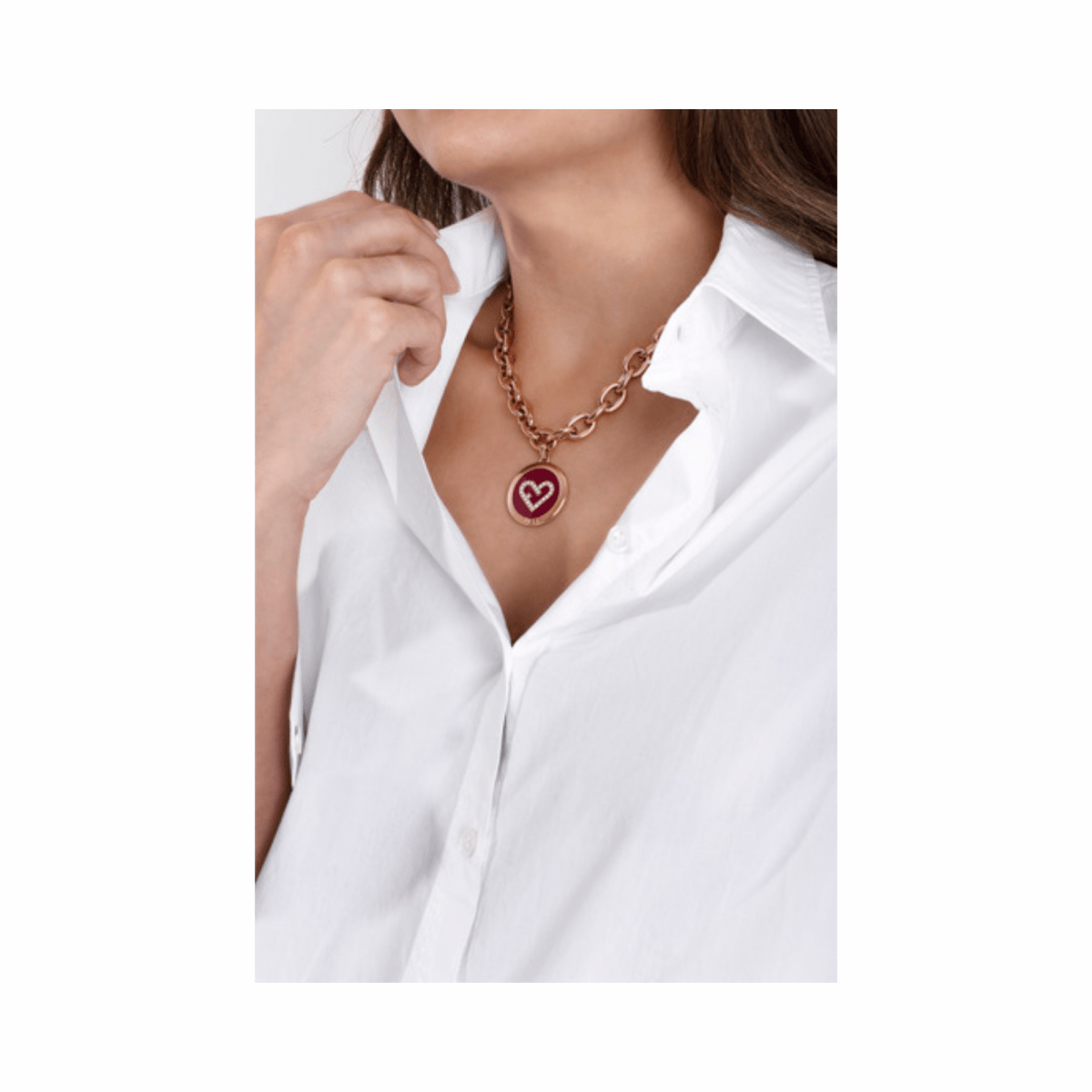 FURLA Heart Women's Necklaces FJ0214NTU - WatchMatic