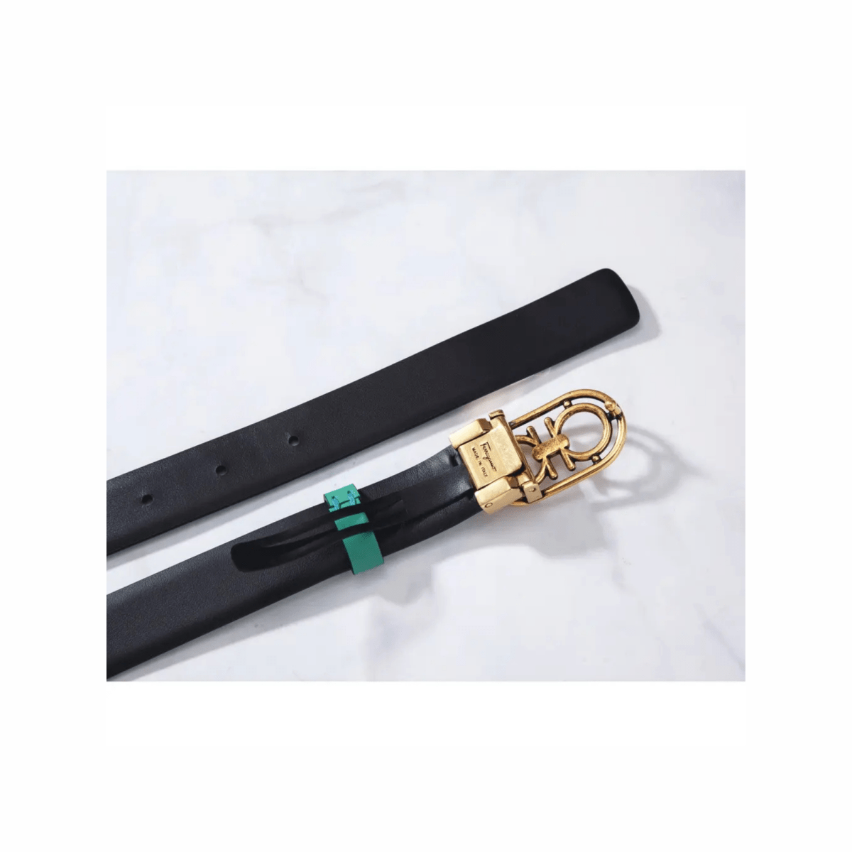 Gancini Leather Belt - WatchMatic