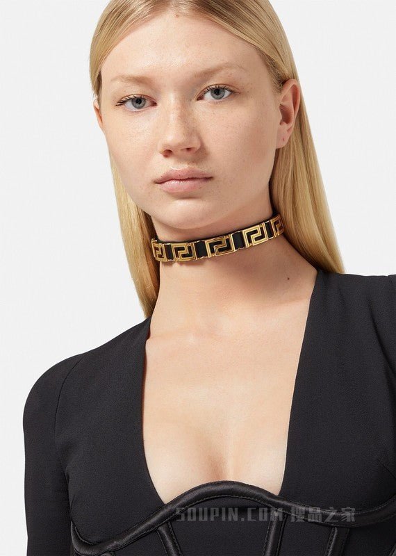 Greek Leather Choker - WatchMatic