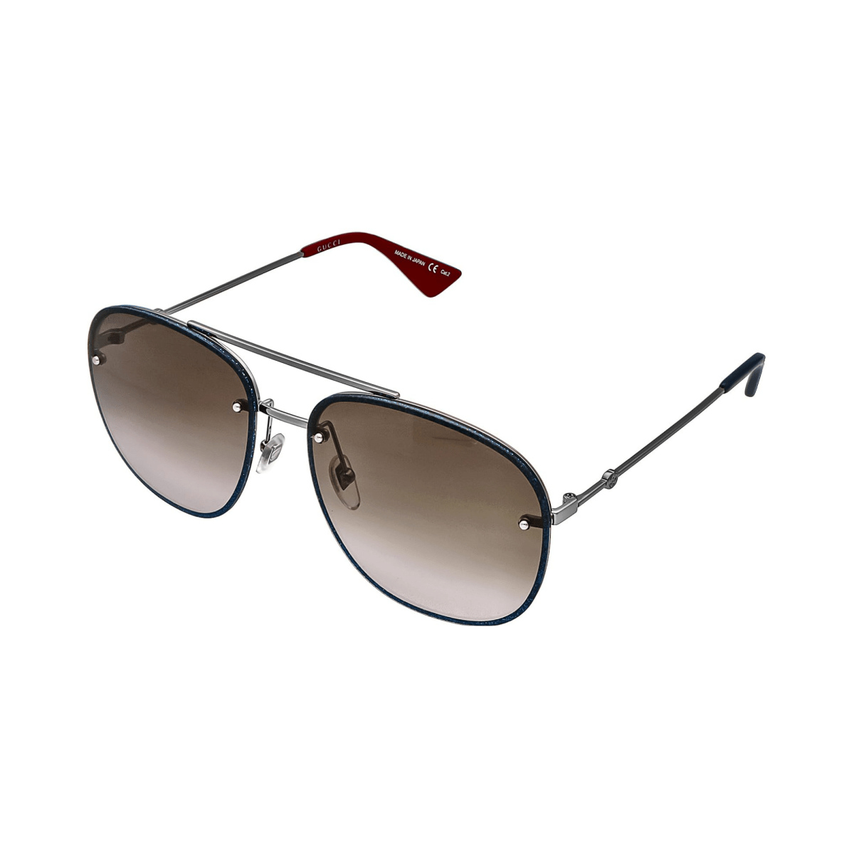 GUCCI Luxury Aviator Men's Sunglasses GG0227S - 002 - WatchMatic