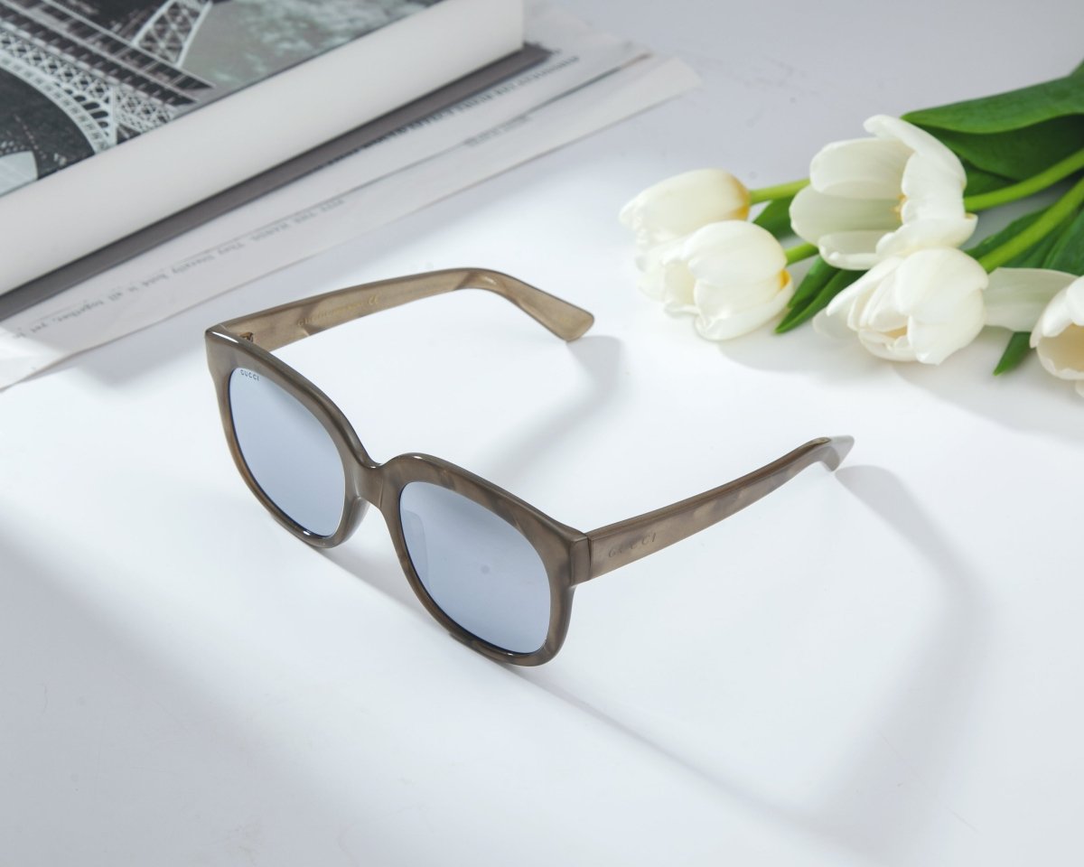 GUCCI Unisex Retro Matte Beige Sunglasses GG0361S - 30002949007 - WatchMatic