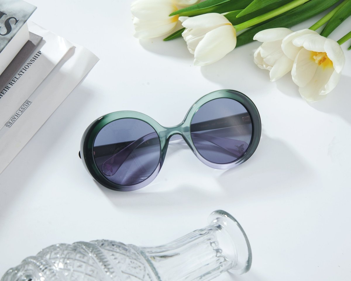 GUCCI Women's Black Oval Sunglasses GG0367S - 30006034006 - WatchMatic