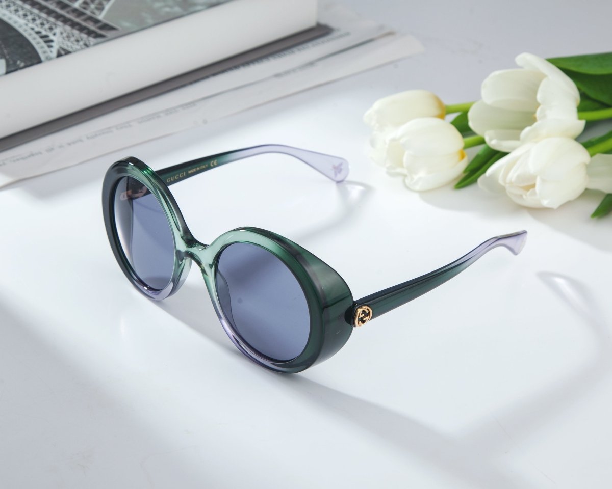 GUCCI Women's Black Oval Sunglasses GG0367S - 30006034006 - WatchMatic