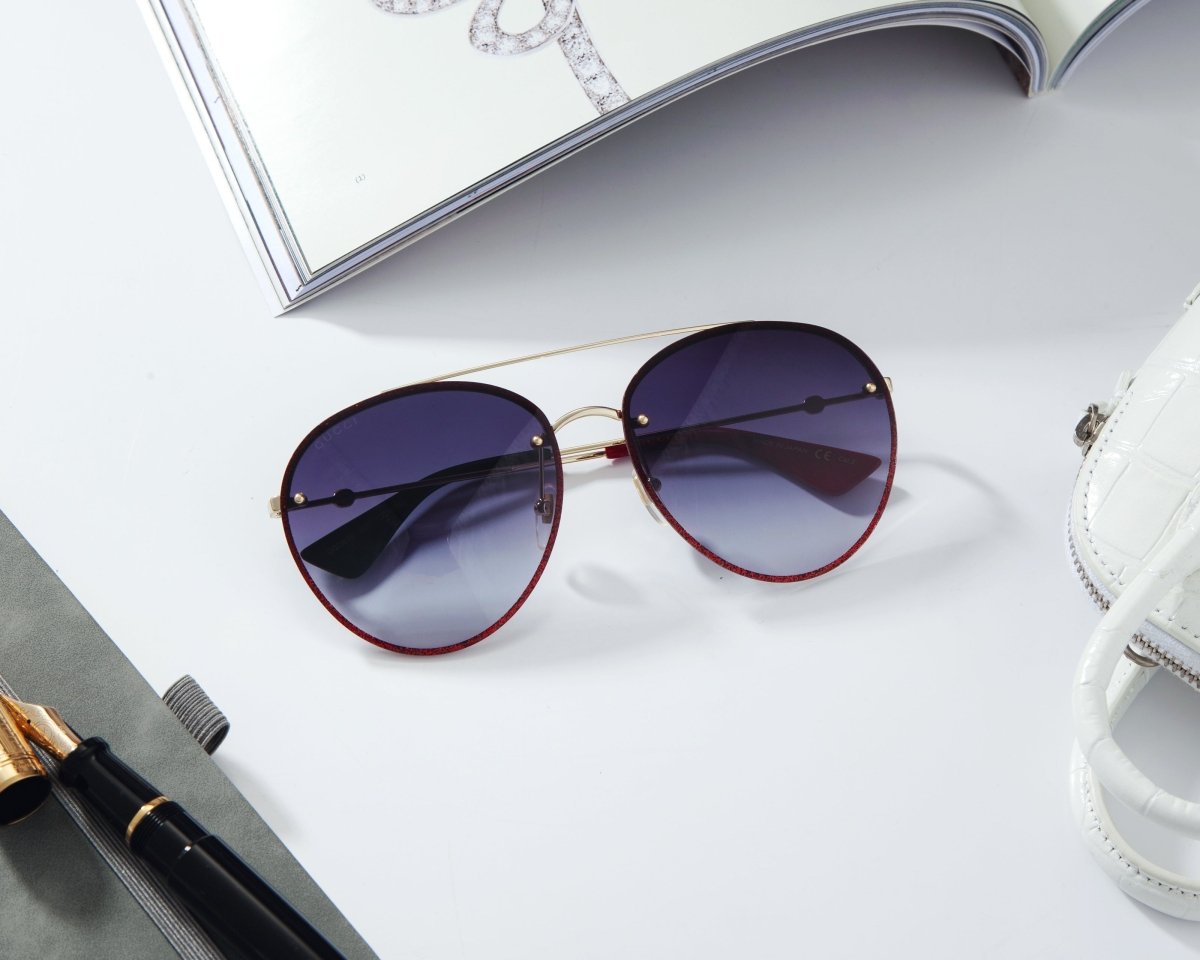 GUCCI Women's Butterfly Sunglasses GG0351S - 001 - WatchMatic