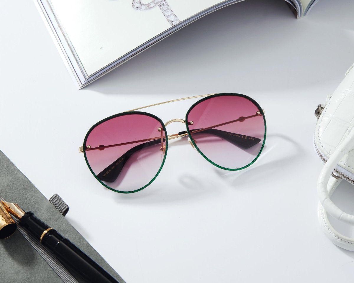 GUCCI Women's Gradient Butterfly Sunglasses GG0351S - 004 - WatchMatic