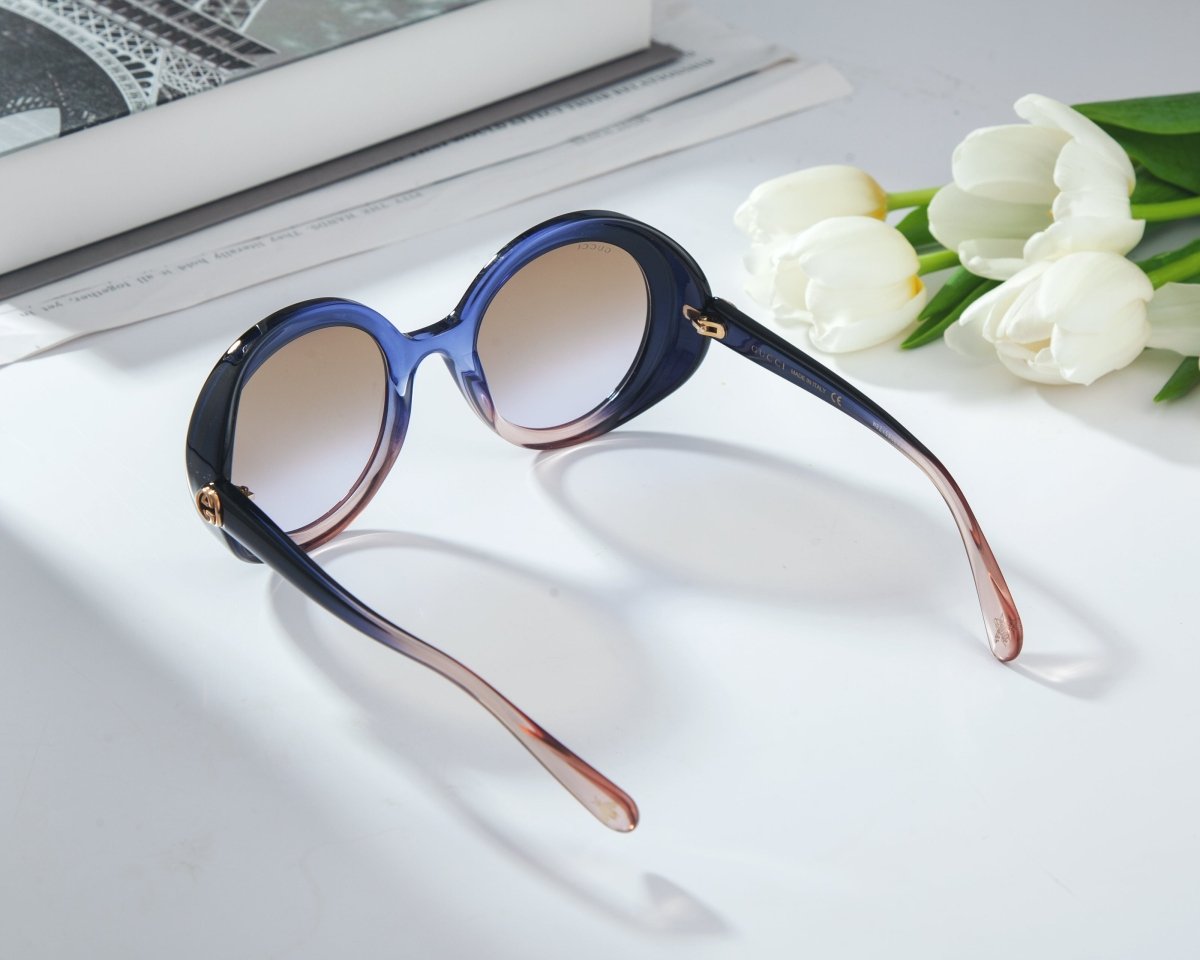 GUCCI Women's Oversized Oval Sunglasses GG0367S - 30006034004 - WatchMatic