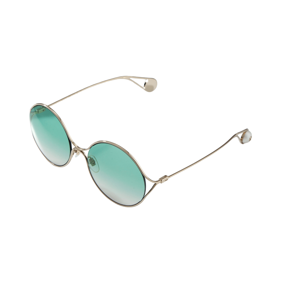 GUCCI Women's Oversized Round Sunglasses GG0253S - 30002345004 - WatchMatic