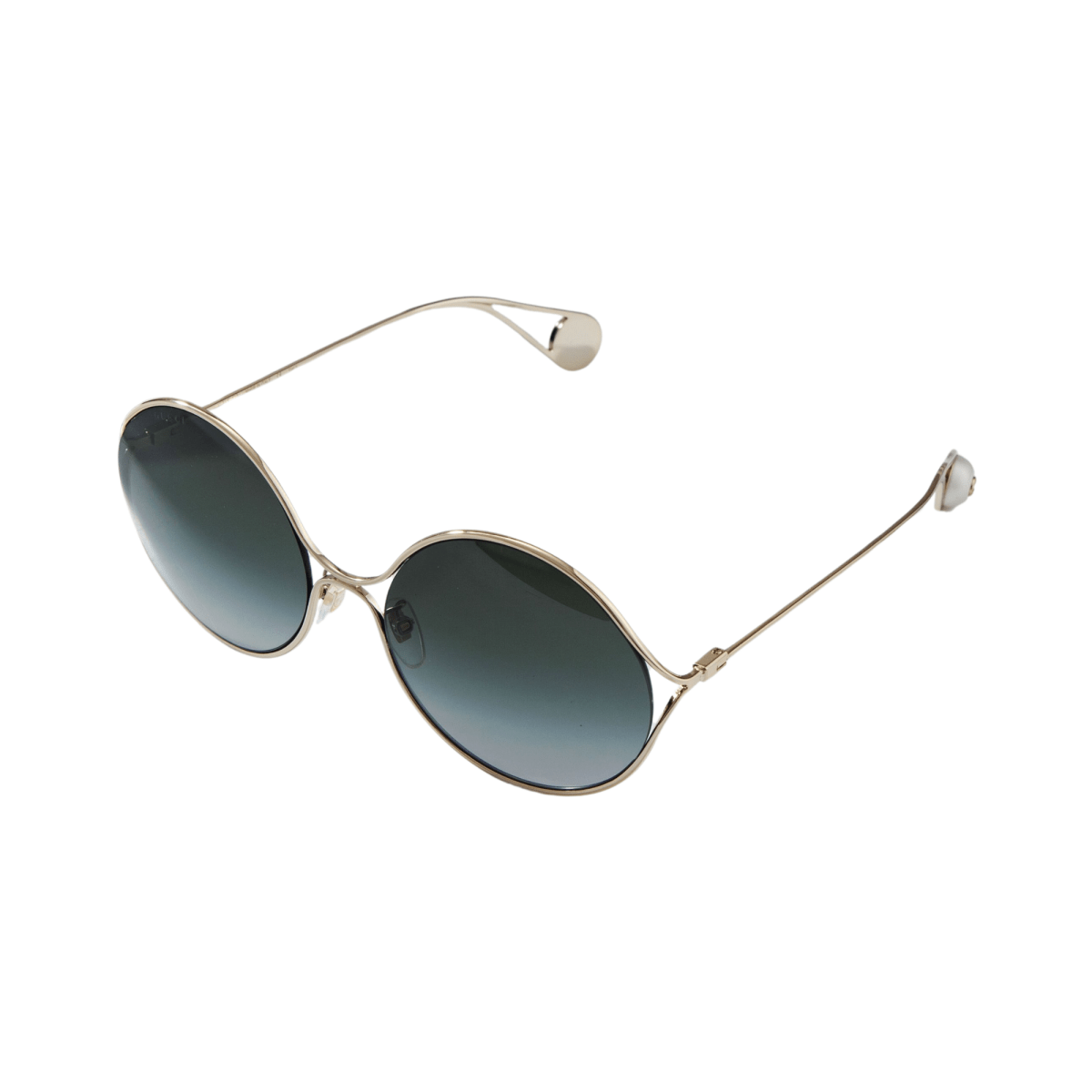 GUCCI Women's Oversized Round Sunglasses GG0253SA - 30002609001 - WatchMatic