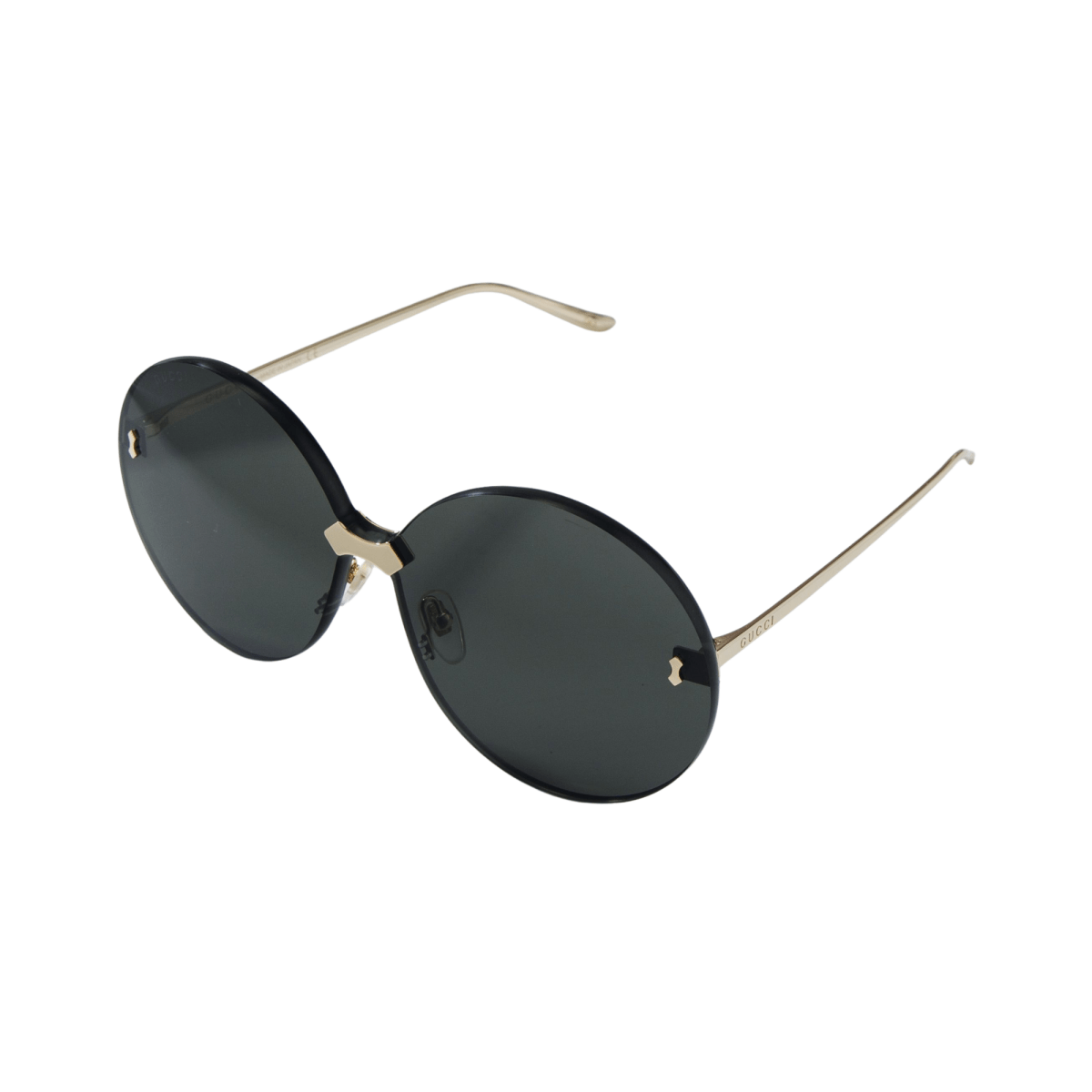 GUCCI Women's Rimless Round Sunglasses GG0353S - 30002876001 - WatchMatic
