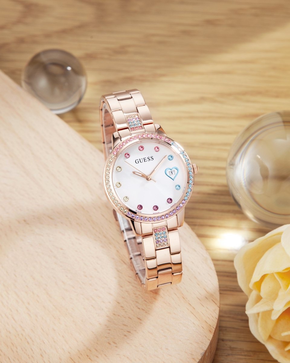 GUESS Three Of Hearts Women's Watch GW0657L3 - WatchMatic