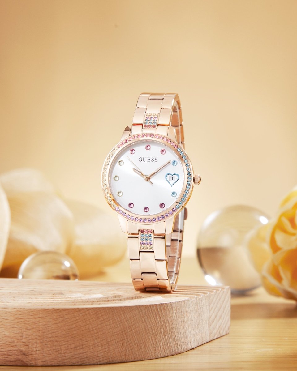 GUESS Three Of Hearts Women's Watch GW0657L3 - WatchMatic