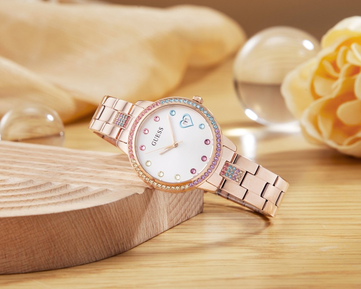 GUESS Three Of Hearts Women's Watch GW0657L3 - WatchMatic