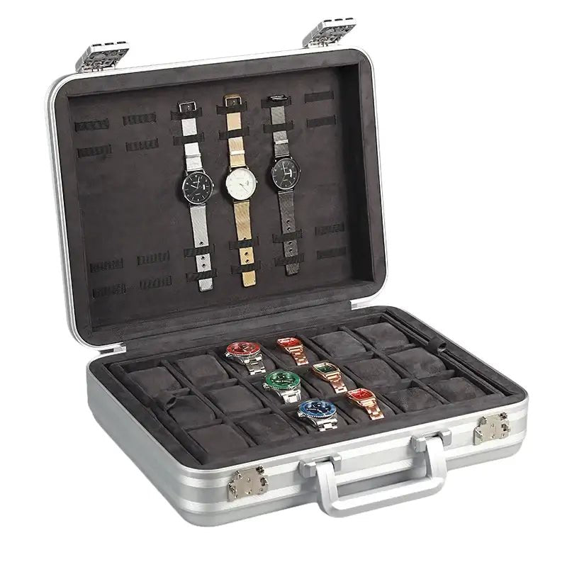 Imperial Luxury Aluminum Watch Suitcase - WatchMatic