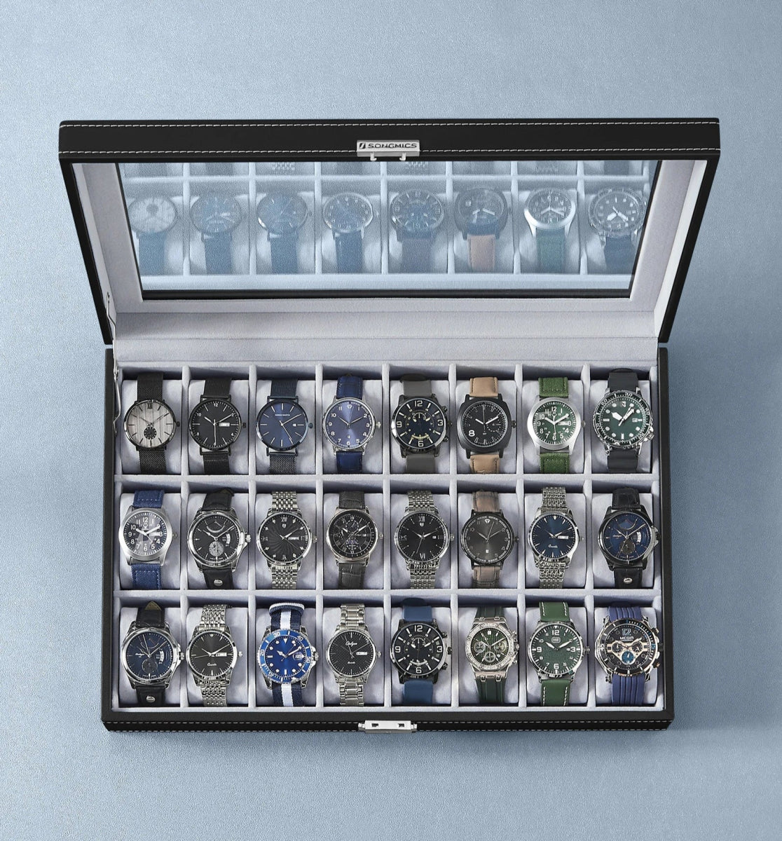 Legato Black 24 - Watch Box - WatchMatic