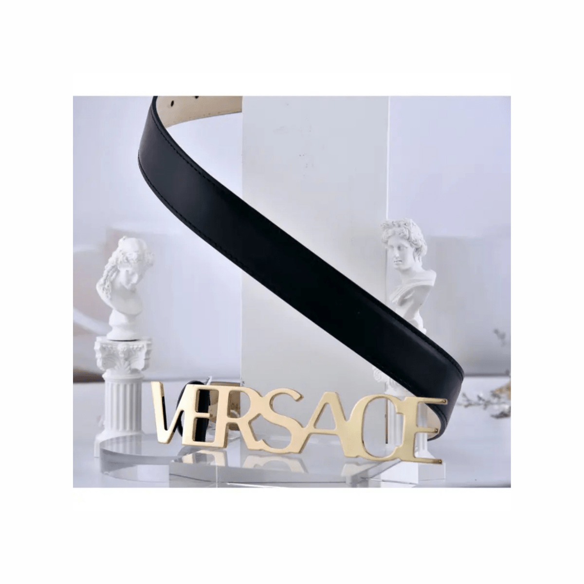Lettering Logo Buckle Belt - WatchMatic