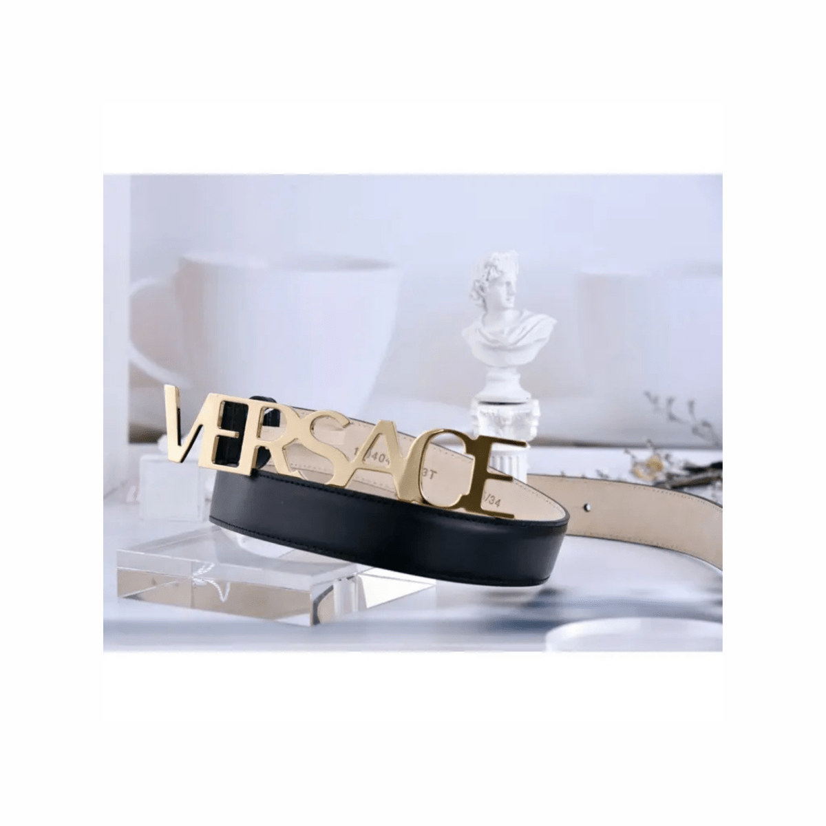 Lettering Logo Buckle Belt - WatchMatic