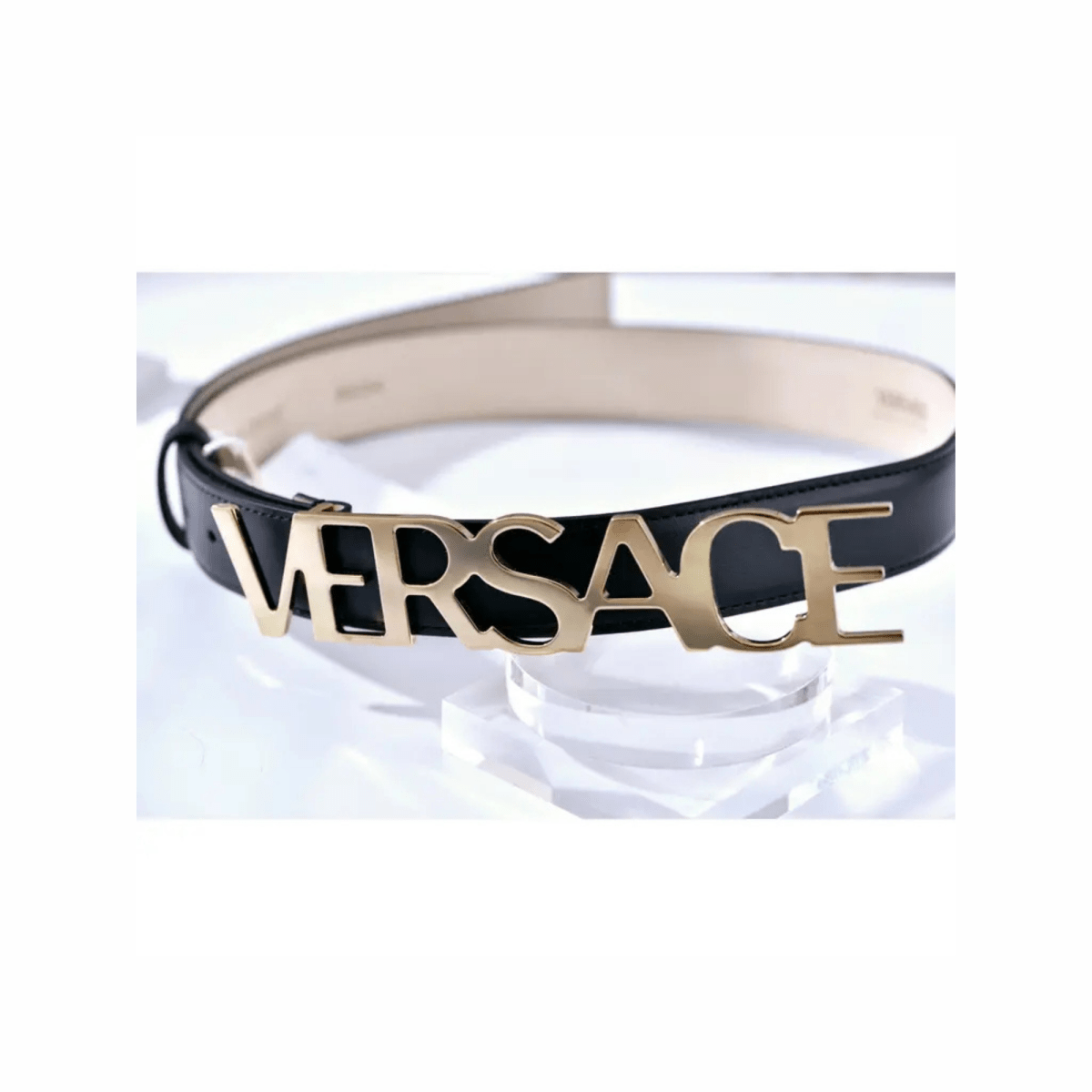 Lettering Logo Buckle Belt - WatchMatic