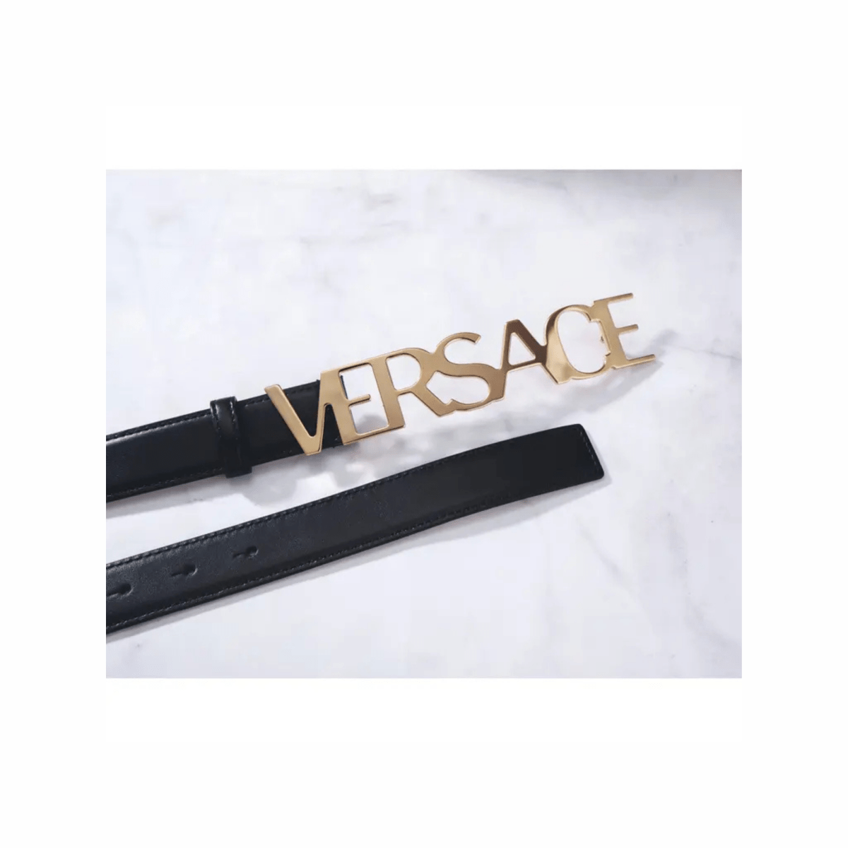 Lettering Logo Buckle Belt - WatchMatic