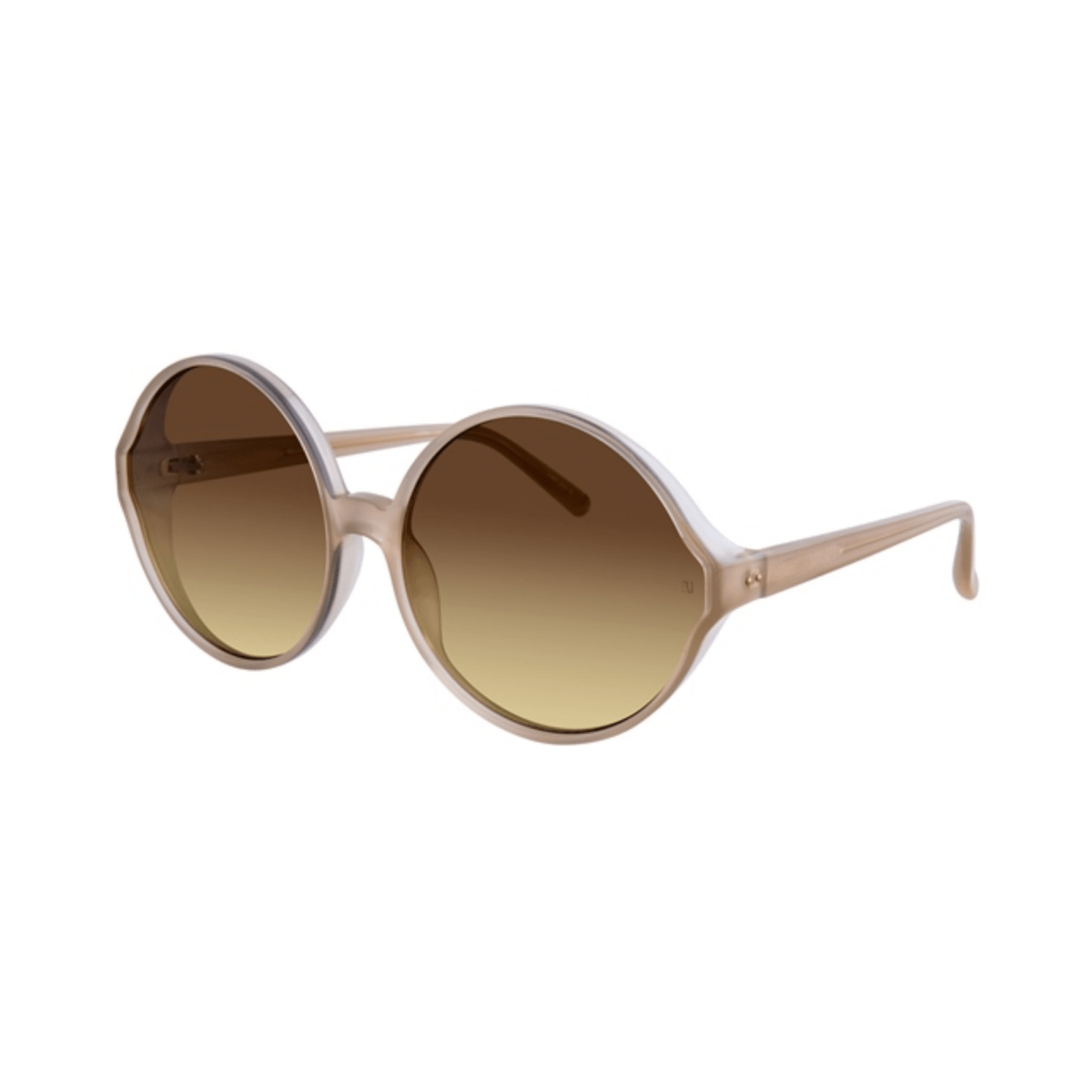 LINDA FARROW Gold Round Women's Sunglasses LFL657C4 - SUN - WatchMatic