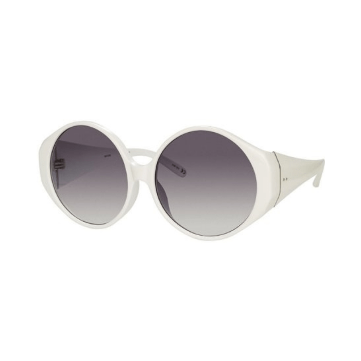 LINDA FARROW White Round Women's Sunglasses LFL714C2 - SUN - WatchMatic