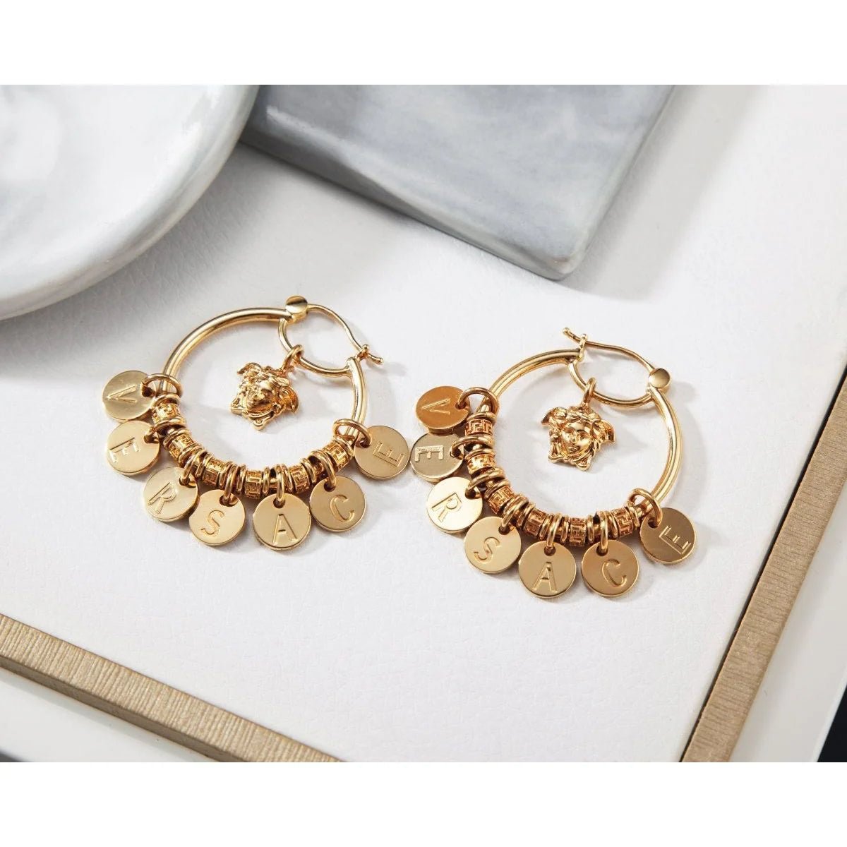 Logo Hoop Earrings - WatchMatic