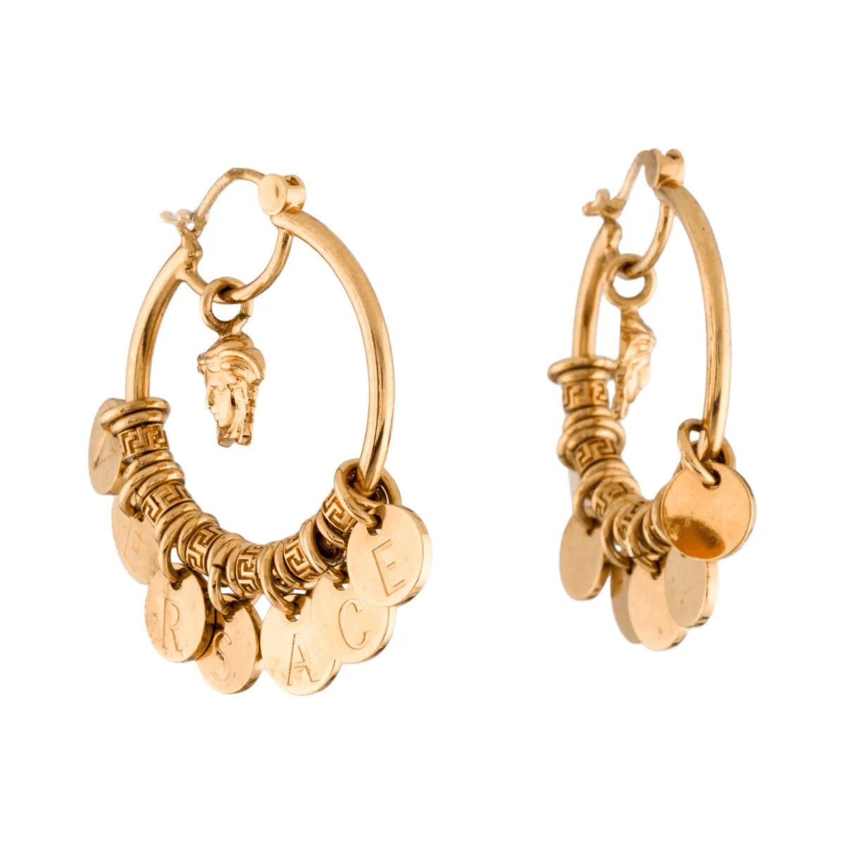 Logo Hoop Earrings - WatchMatic
