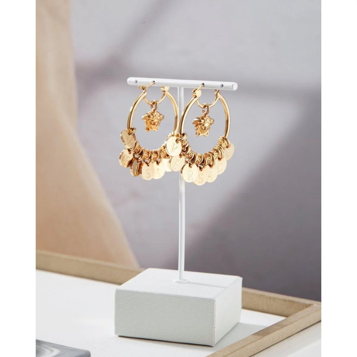 Logo Hoop Earrings - WatchMatic
