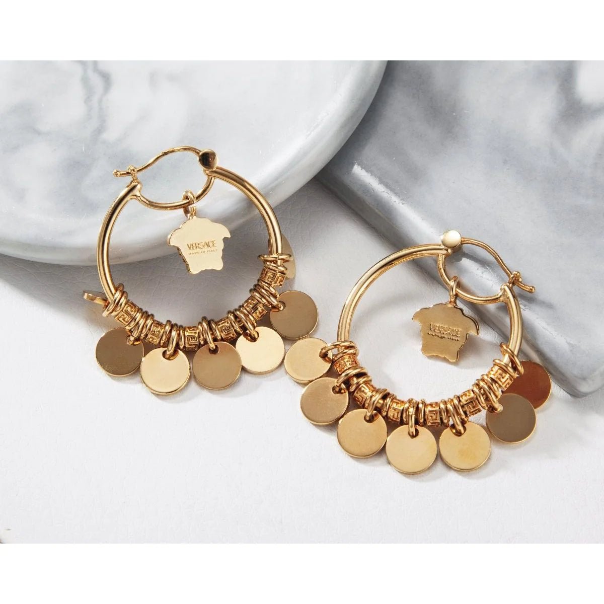 Logo Hoop Earrings - WatchMatic