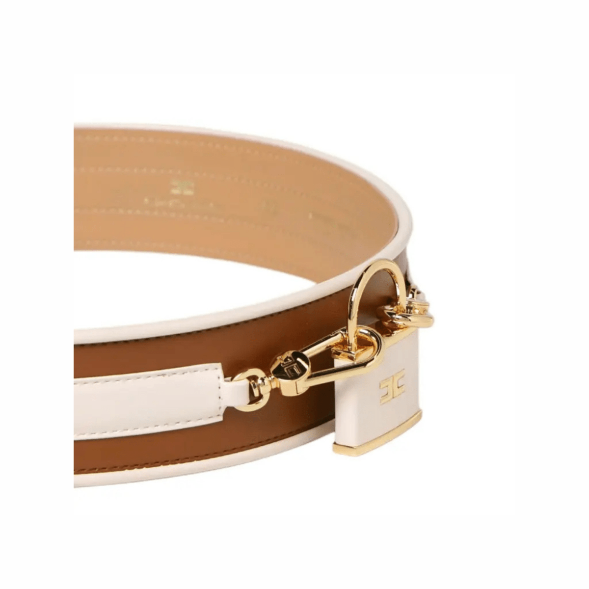 Logo Padlock High Waist Belt - WatchMatic