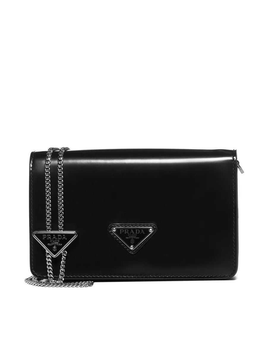 Logo Plaque Chain Shoulder Bag - WatchMatic
