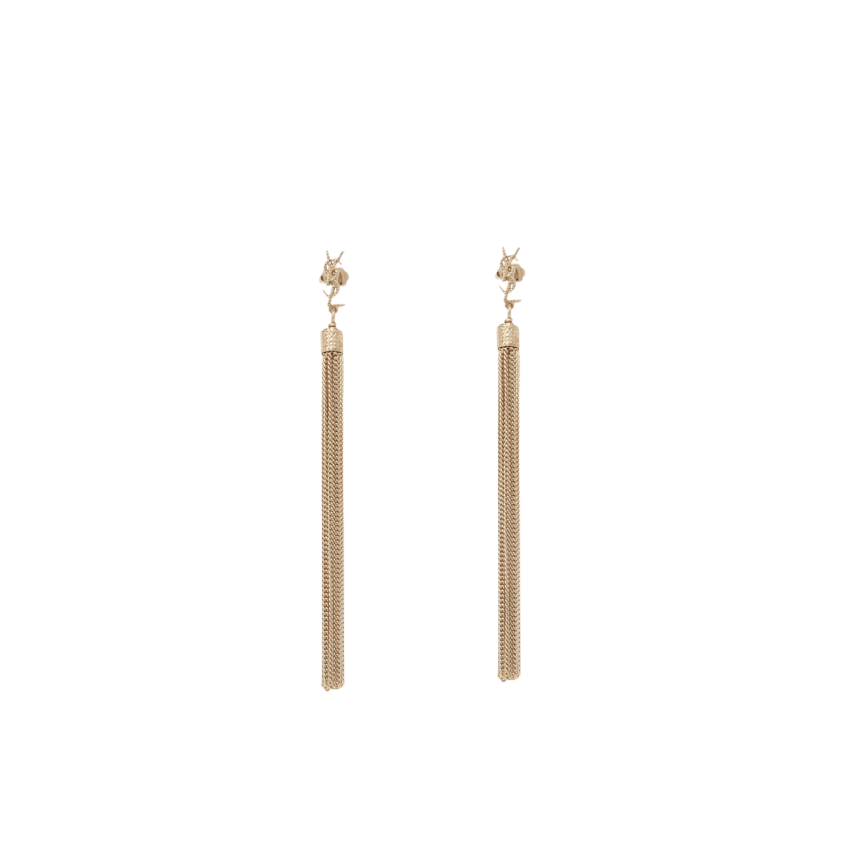 Loulou Earrings With Chain Tassels - WatchMatic