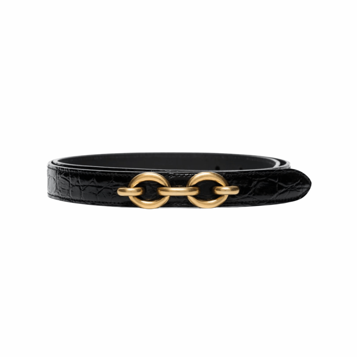 Maillon Crocodile - effect Leather Belt - WatchMatic