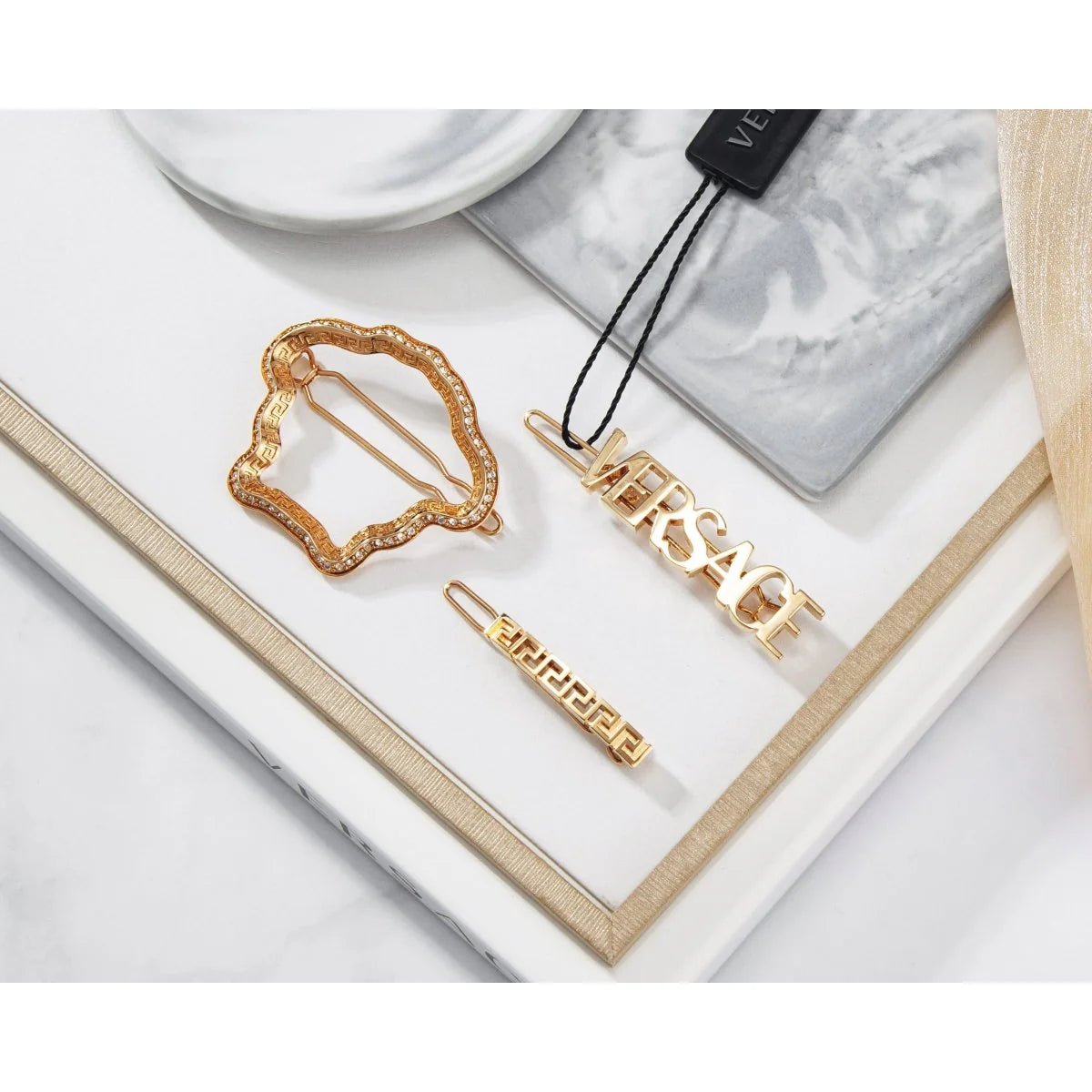 Medusa Embellished Hair Pin - WatchMatic