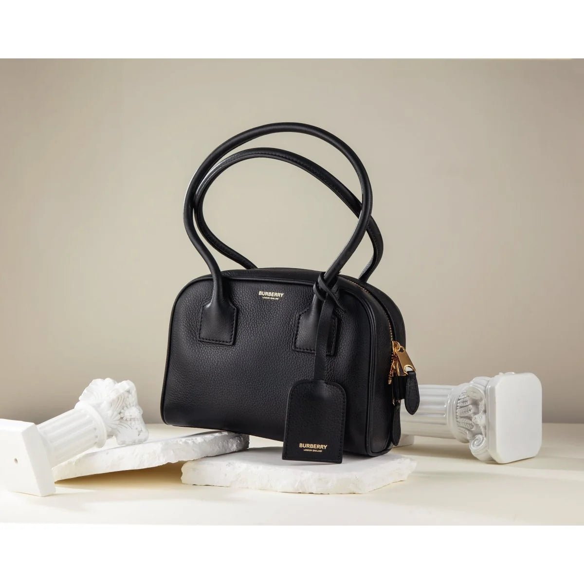 Mini Leather Half Cube Bag - WatchMatic
