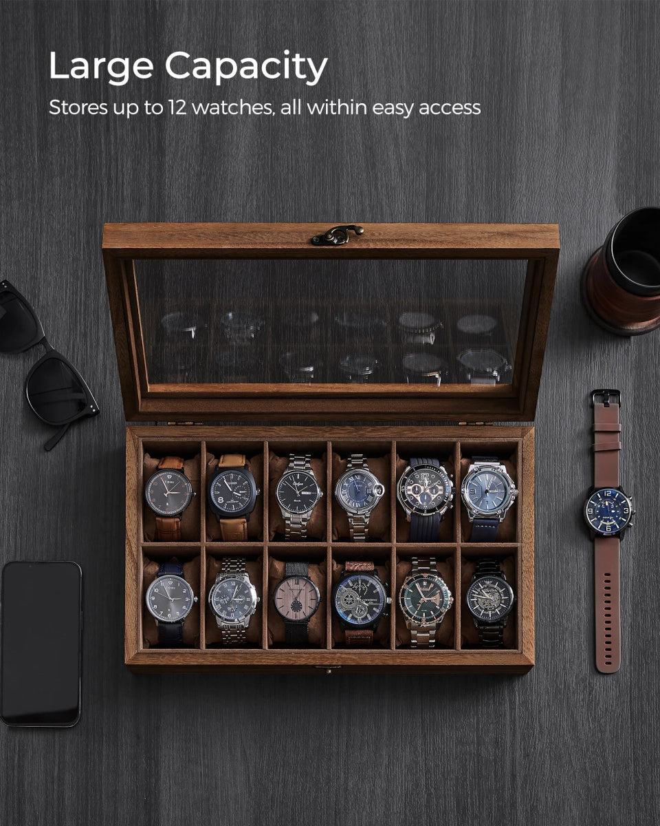 Modo Brown 12 - Watch Box - WatchMatic