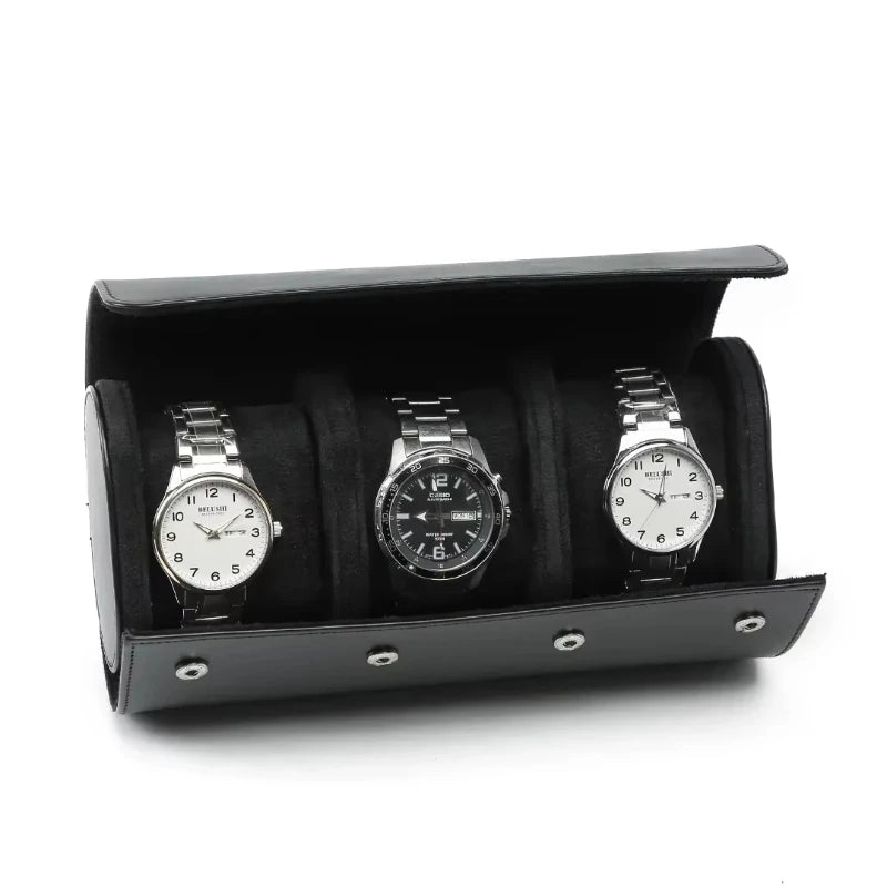 Nomad Leather Watch Roll - WatchMatic