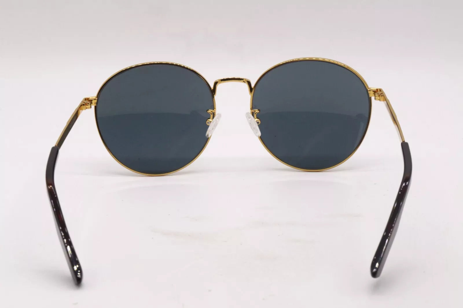 Gold Round Metal Women's Sunglasses