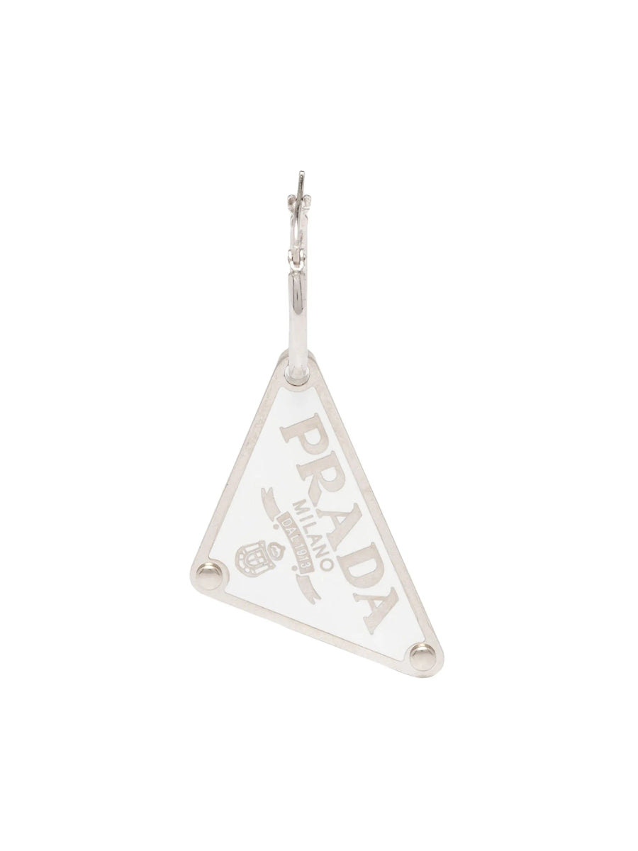 Triangle Logo Pendant Earring - WatchMatic