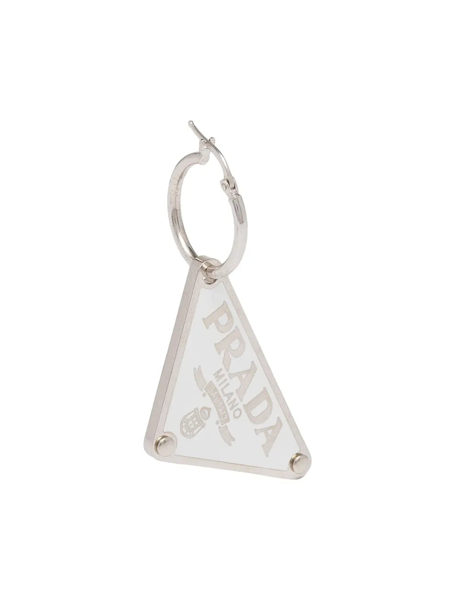 Triangle Logo Pendant Earring - WatchMatic