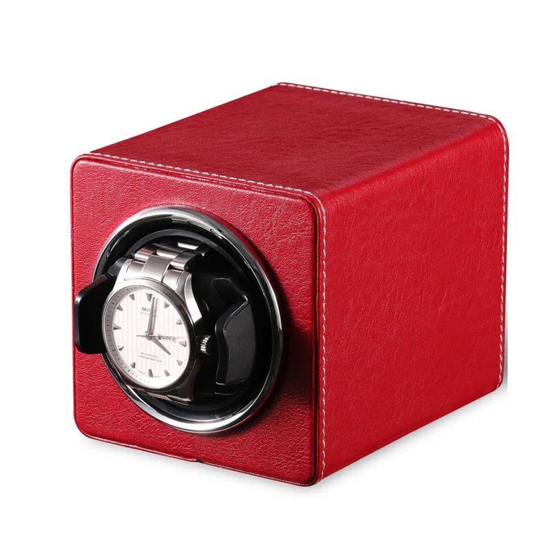 Uno Leather Single Watch Winder - WatchMatic
