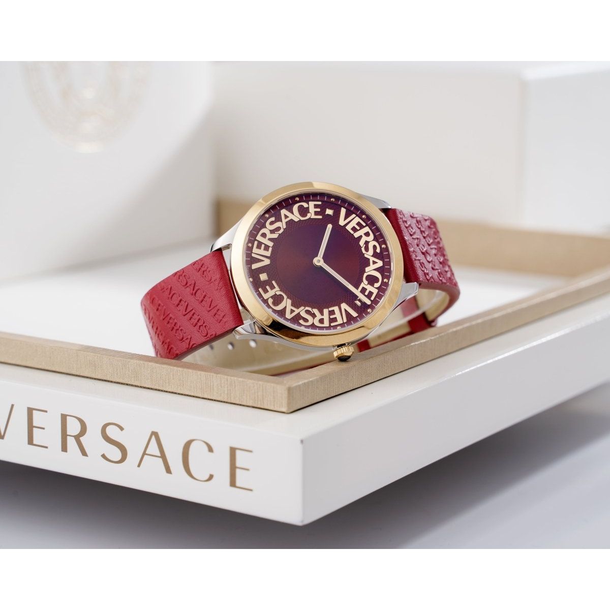 VERSACE Logo Halo Women's Watch VE2O00222 - WatchMatic