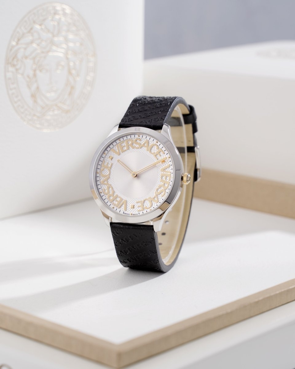 VERSACE Logo Halo Women's Watch  - WatchMatic