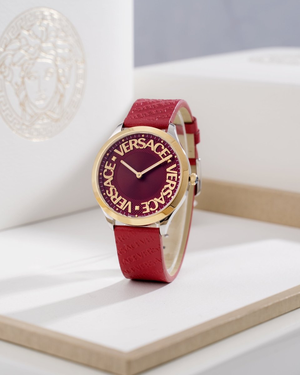 VERSACE Logo Halo Women's Watch  - WatchMatic