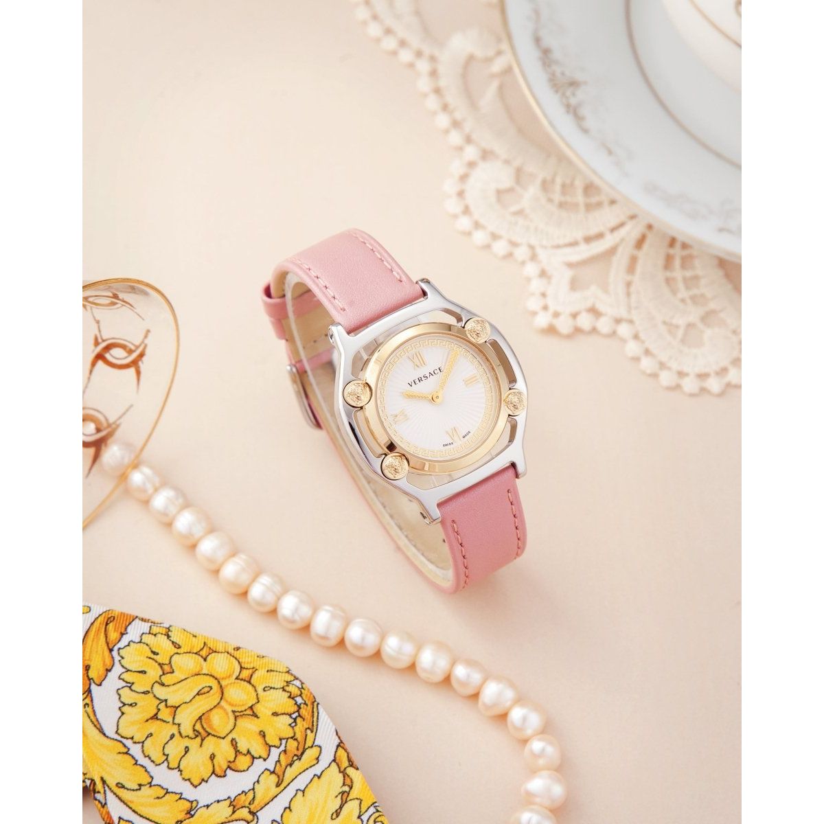 VERSACE Medusa Frame Women's Watch VEVF00220 - WatchMatic
